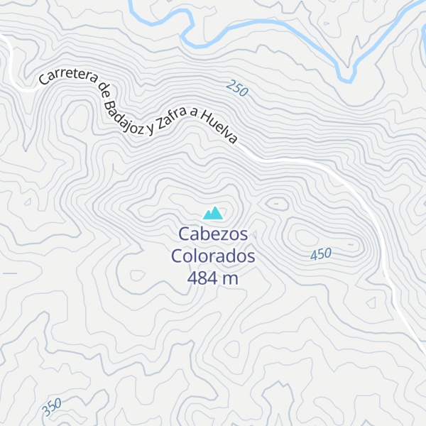Map of Cabezos Colorados