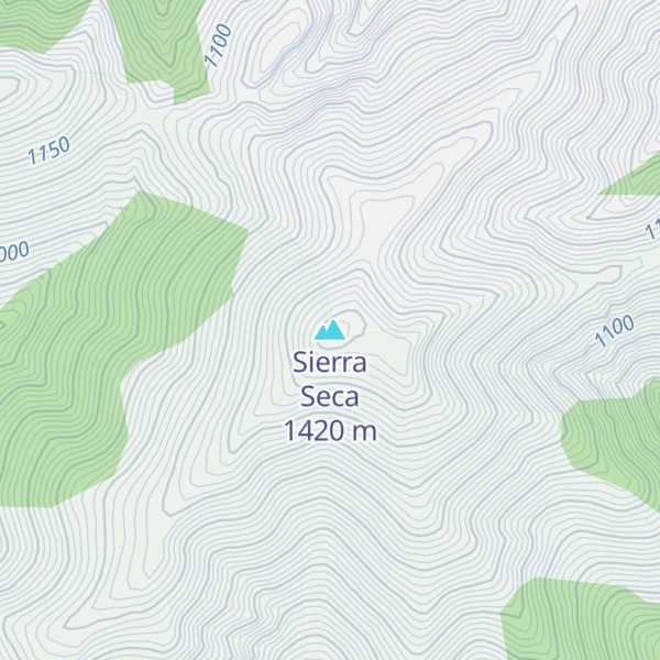 Map of Sierra Seca