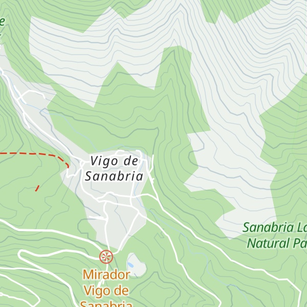 Map of Cabañas de madera Sanabria
