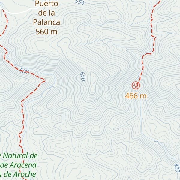 Map of Sierra del Pico