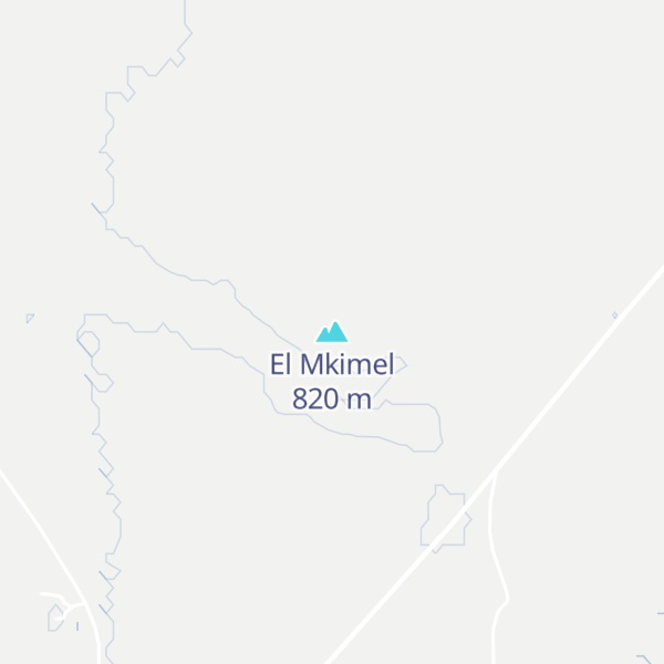 Map of El Mkimel