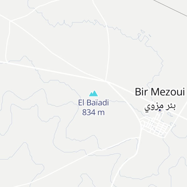 Map of El Baïadi