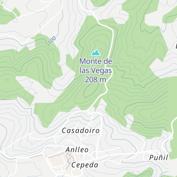 Map of Alto de Piedras
