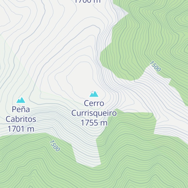 Map of Cerro Currisqueiro