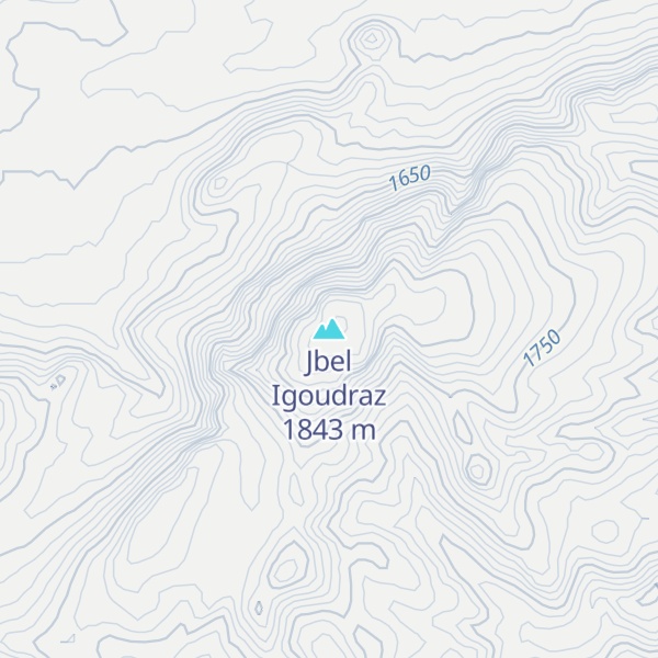 Map of Jbel Igoudraz