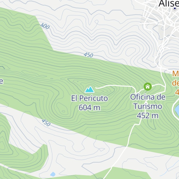 Map of El Pericuto