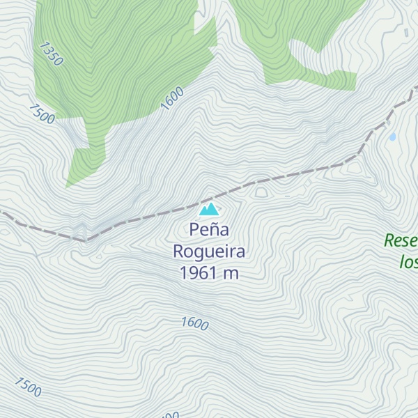 Map of Peña Rogueira