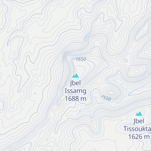 Map of Jbel Issamg