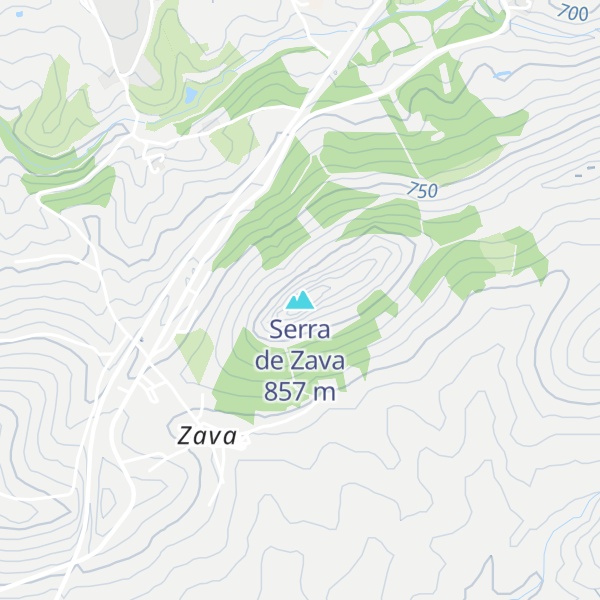 Map of Serra de Zava