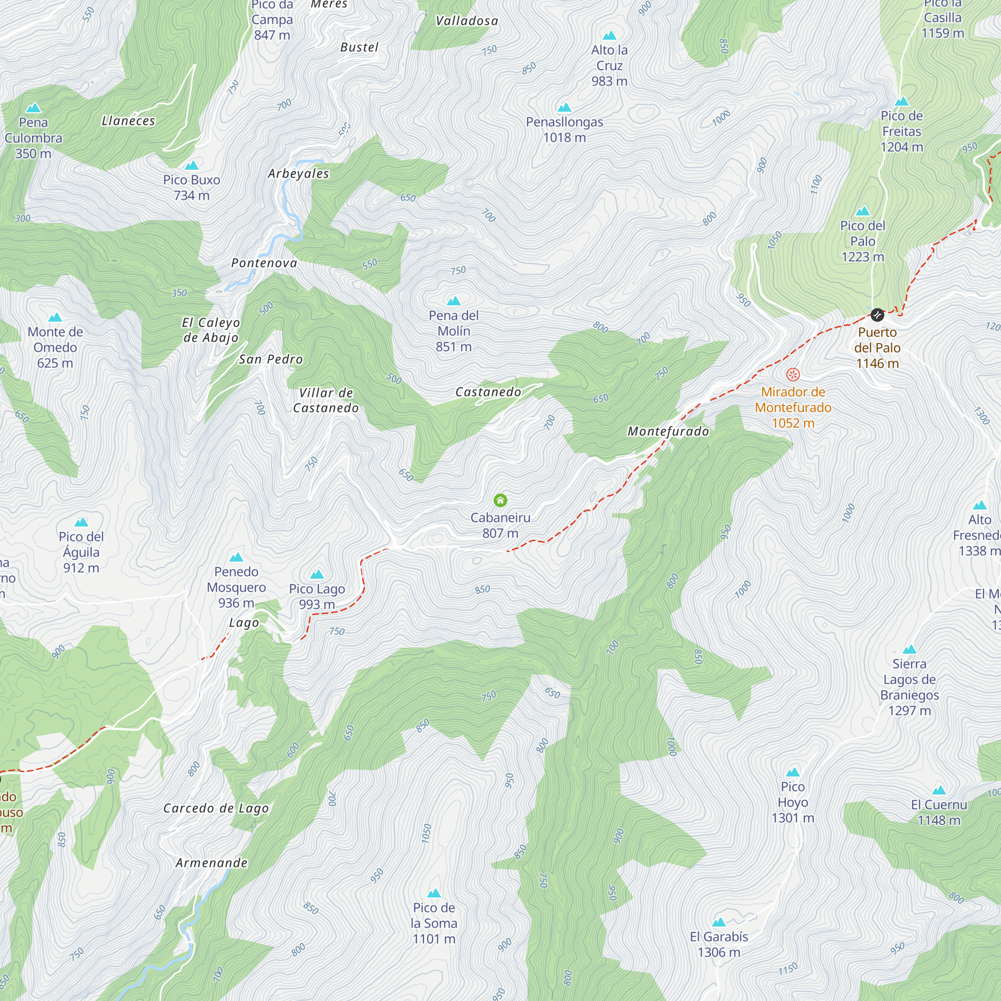 Cabaneiru map