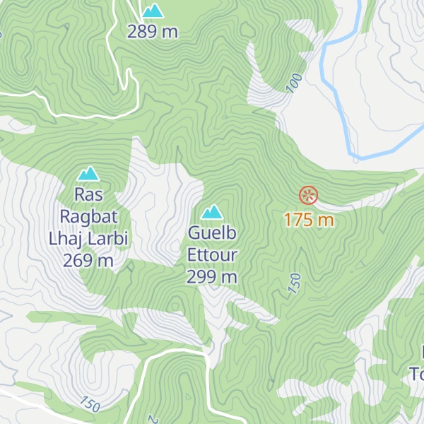 Map of Guelb Ettour