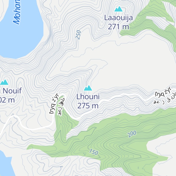 Map of Lhouni