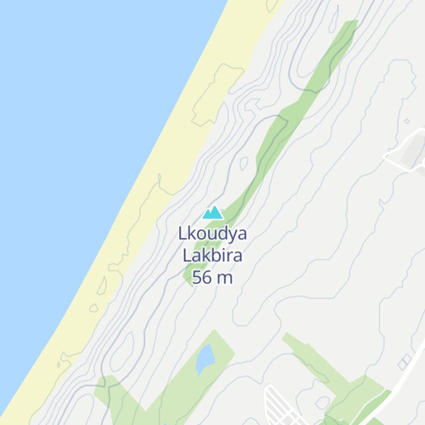 Map of Lkoudya Lakbira