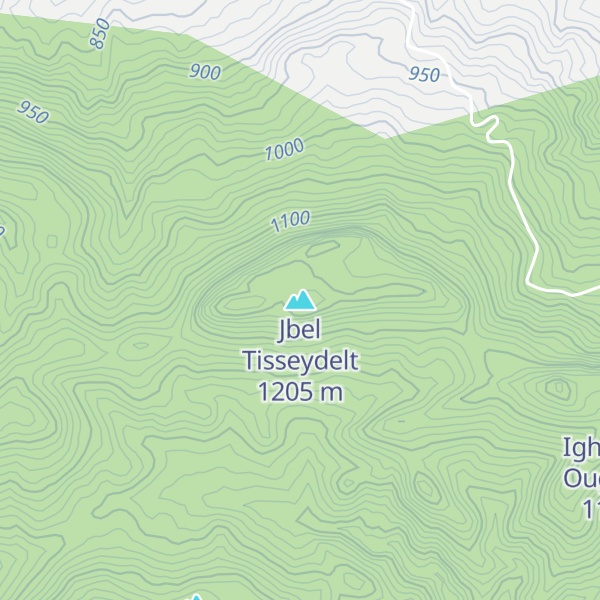 Map of Jbel Tisseydelt