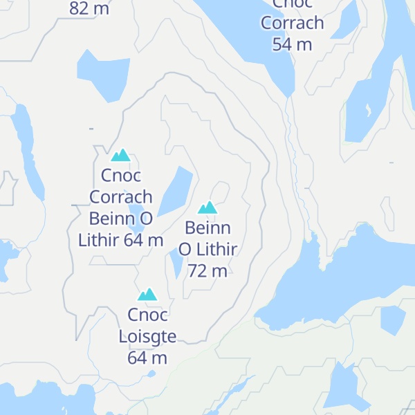 Map of Beinn O Lithir