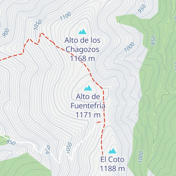 Map of Alto de Fuentefría