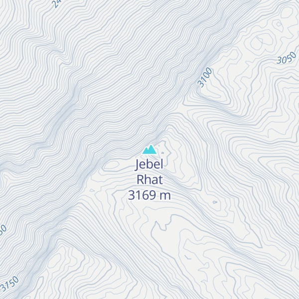 Map of Jebel Rhat