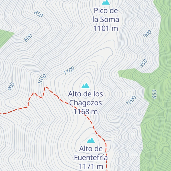 Map of Alto de los Chagozos