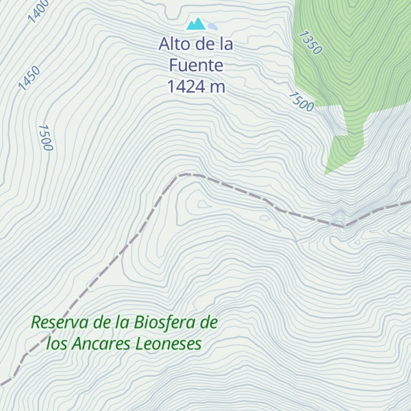 Map of Pico del Ladeirón