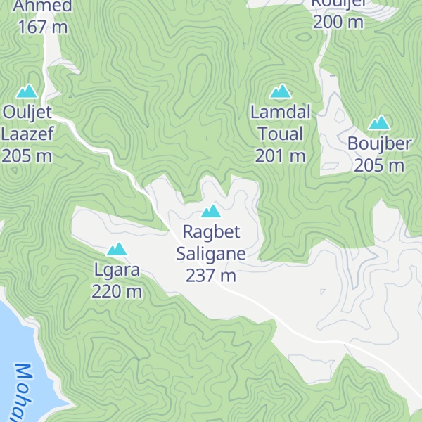 Map of Ragbet Saligane