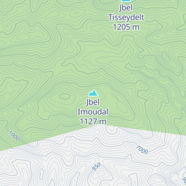 Map of Jbel Imoudal
