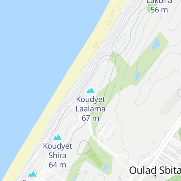 Map of Koudyet Laalama