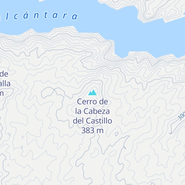 Map of Cerro de la Cabeza del Castillo