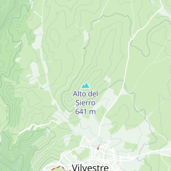 Map of Alto del Sierro