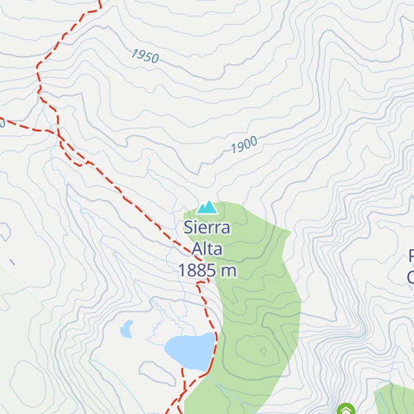 Map of Sierra Alta
