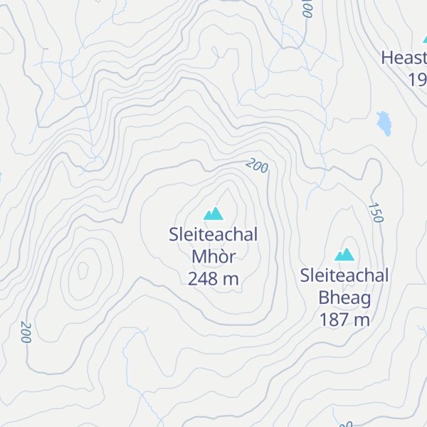 Map of Sleiteachal Mhòr