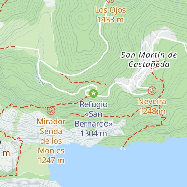 Map of Refugio «San Bernardo»