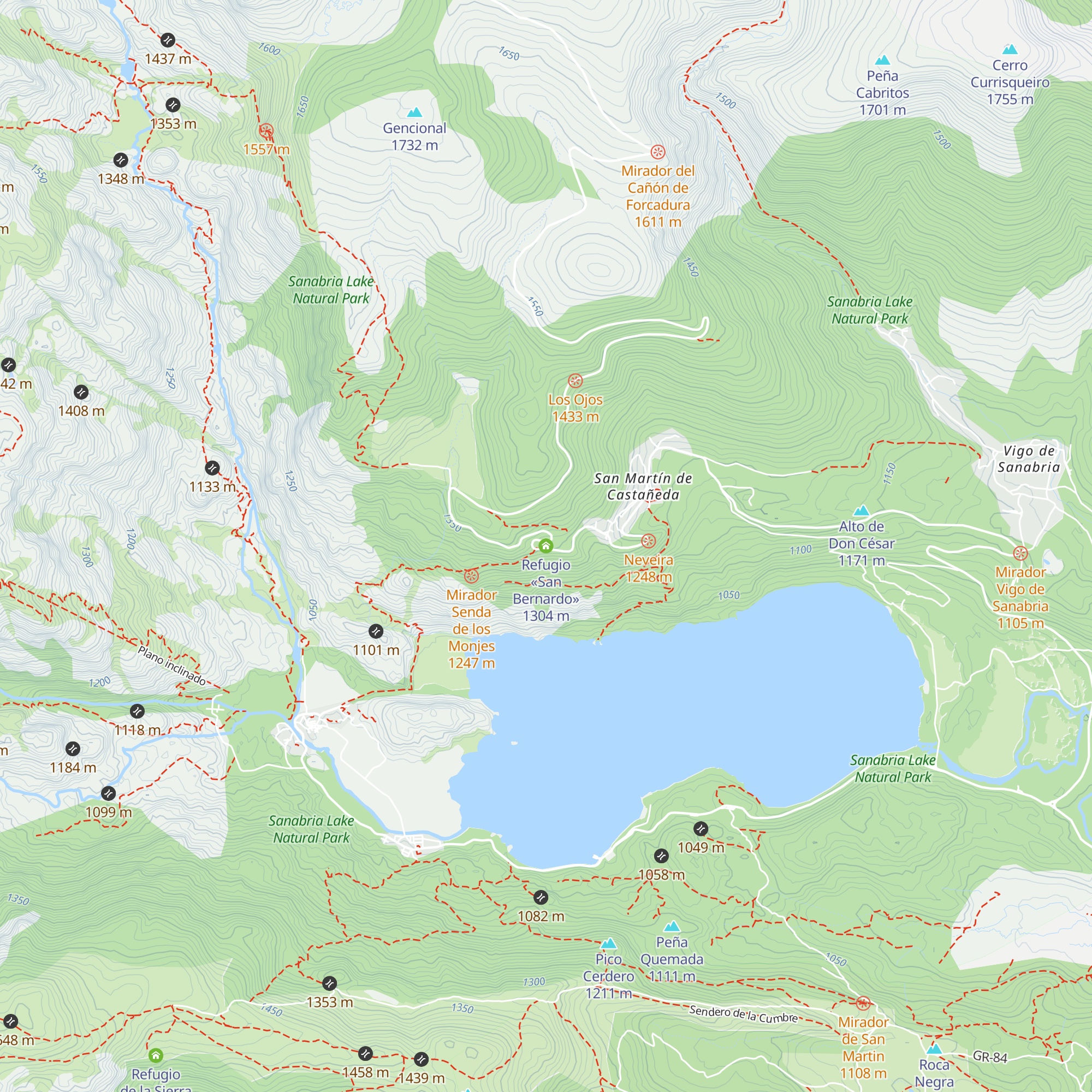 Refugio «San Bernardo» map