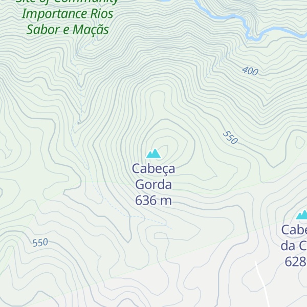 Map of Cabeça Gorda
