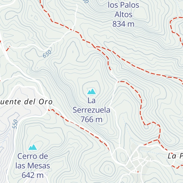 Map of La Serrezuela