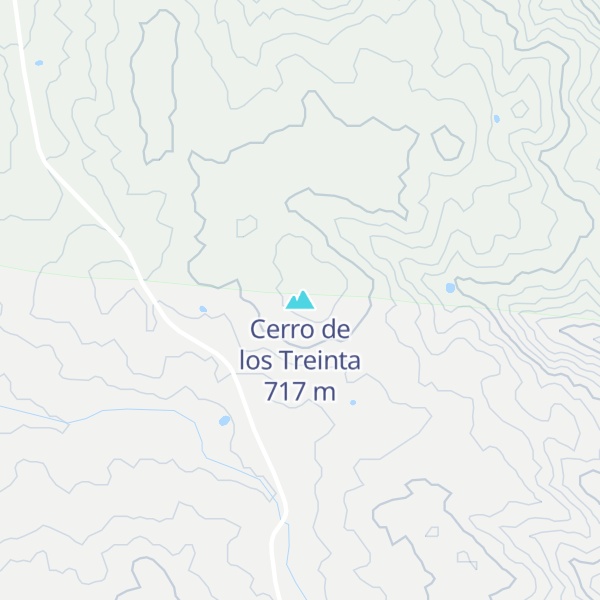 Map of Cerro de los Treinta