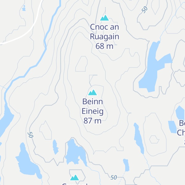 Map of Beinn Eineig