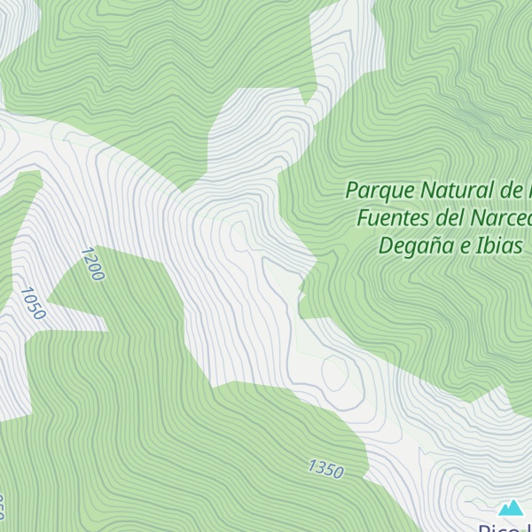 Map of Sierra de Cazarnoso