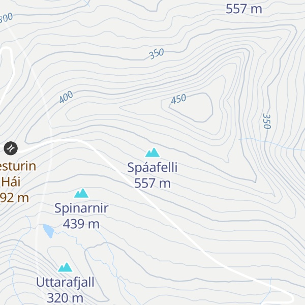 Map of Spáafelli