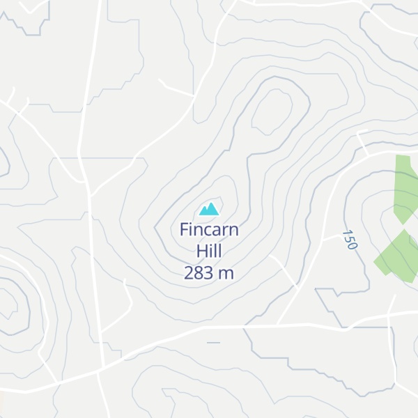Map of Fincarn Hill