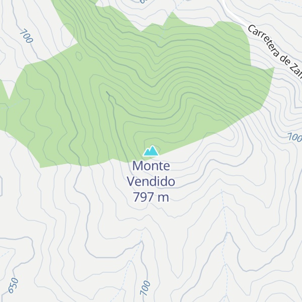 Map of Monte Vendido