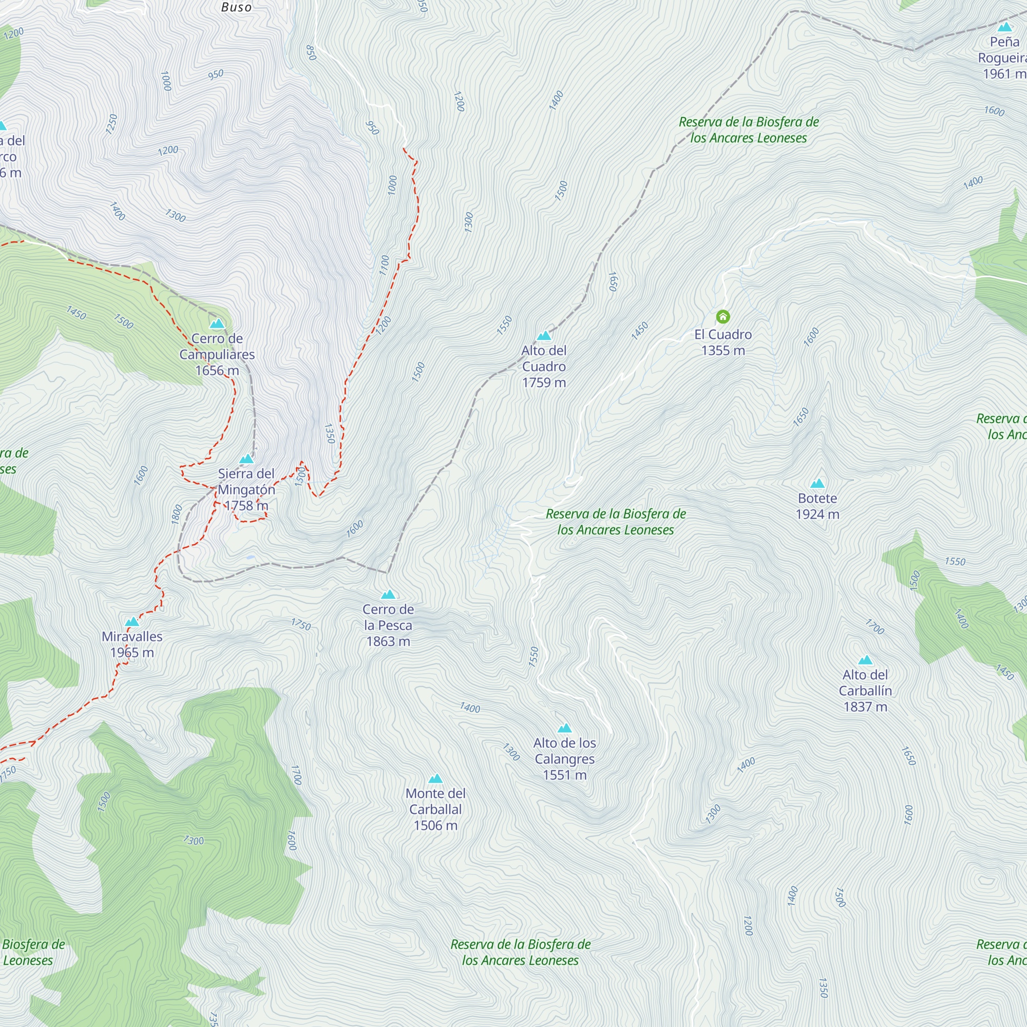 La Pesca map