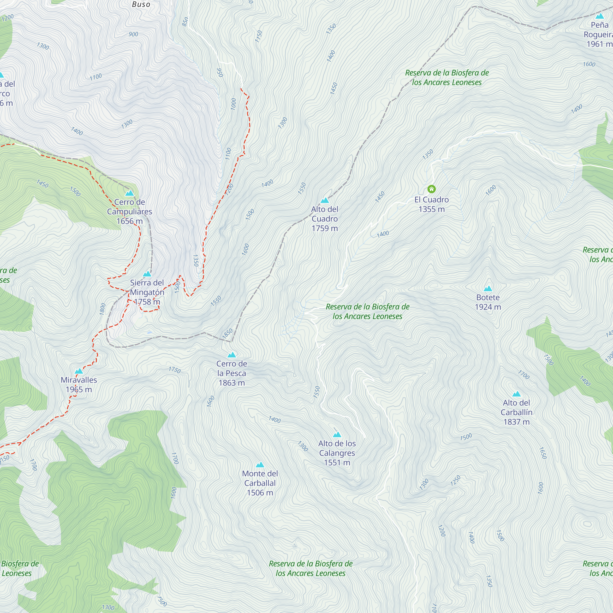 La Pesca map
