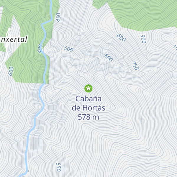 Map of Cabaña de Hortás