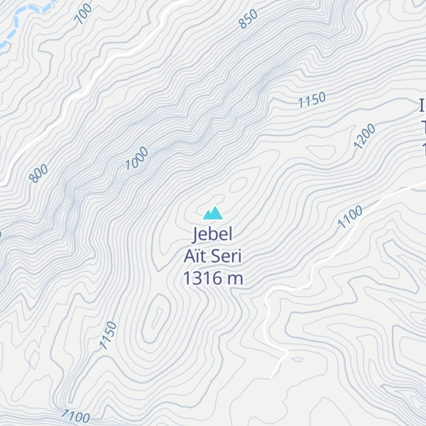 Map of Jebel Aït Seri