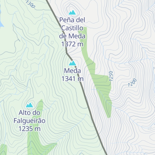 Map of Castro de Chaguazal