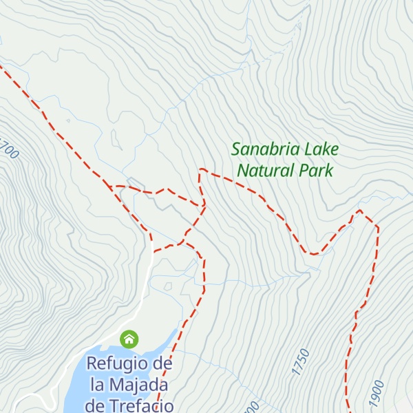 Map of Refugio de Rio Pedro