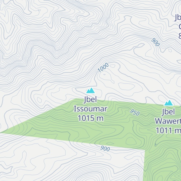 Map of Jbel Issoumar