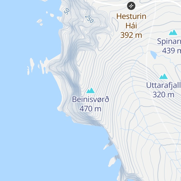 Map of Beinisvørð