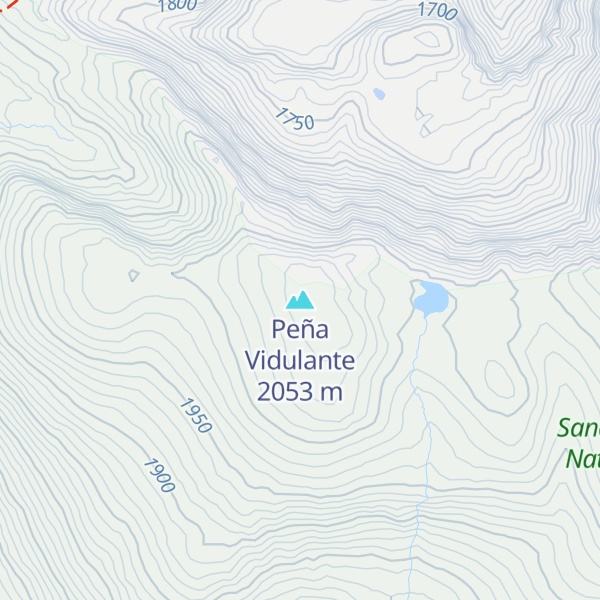 Map of Peña Vidulante