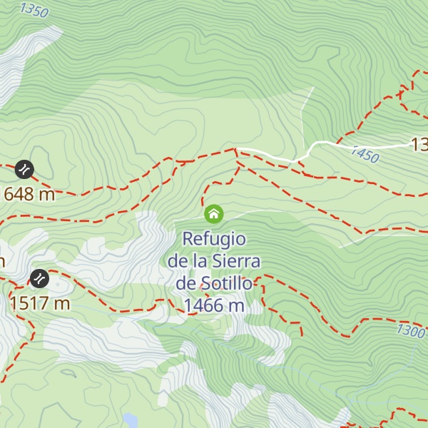 Map of Refugio de la Sierra de Sotillo